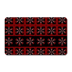 Dark Tiled Pattern Magnet (rectangular) by linceazul