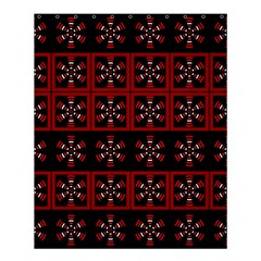 Dark Tiled Pattern Shower Curtain 60  X 72  (medium)  by linceazul