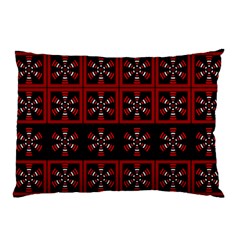 Dark Tiled Pattern Pillow Case (two Sides) by linceazul