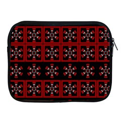 Dark Tiled Pattern Apple Ipad 2/3/4 Zipper Cases by linceazul