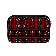 Dark Tiled Pattern Apple Macbook Pro 13  Zipper Case by linceazul