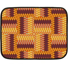 Geometric Pattern Double Sided Fleece Blanket (mini)  by linceazul