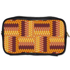 Geometric Pattern Toiletries Bags by linceazul