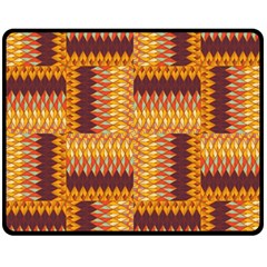 Geometric Pattern Fleece Blanket (medium)  by linceazul