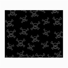 Skull Pattern Small Glasses Cloth by ValentinaDesign