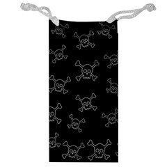 Skull Pattern Jewelry Bag by ValentinaDesign