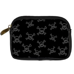 Skull Pattern Digital Camera Cases by ValentinaDesign