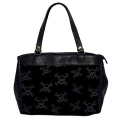 Skull Pattern Office Handbags by ValentinaDesign