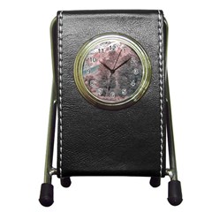 Gravel Empty Road Parque Nacional Los Glaciares Patagonia Argentina Pen Holder Desk Clocks by dflcprints