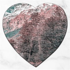 Gravel Empty Road Parque Nacional Los Glaciares Patagonia Argentina Jigsaw Puzzle (heart) by dflcprints