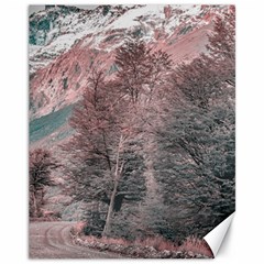 Gravel Empty Road Parque Nacional Los Glaciares Patagonia Argentina Canvas 11  X 14   by dflcprints