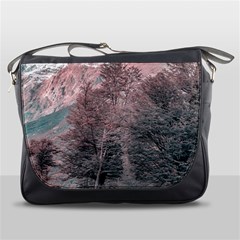 Gravel Empty Road Parque Nacional Los Glaciares Patagonia Argentina Messenger Bags by dflcprints