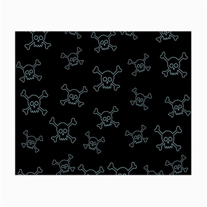 Skull pattern Small Glasses Cloth (2-Side)