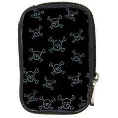 Skull Pattern Compact Camera Cases by ValentinaDesign