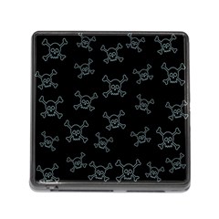 Skull Pattern Memory Card Reader (square) by ValentinaDesign