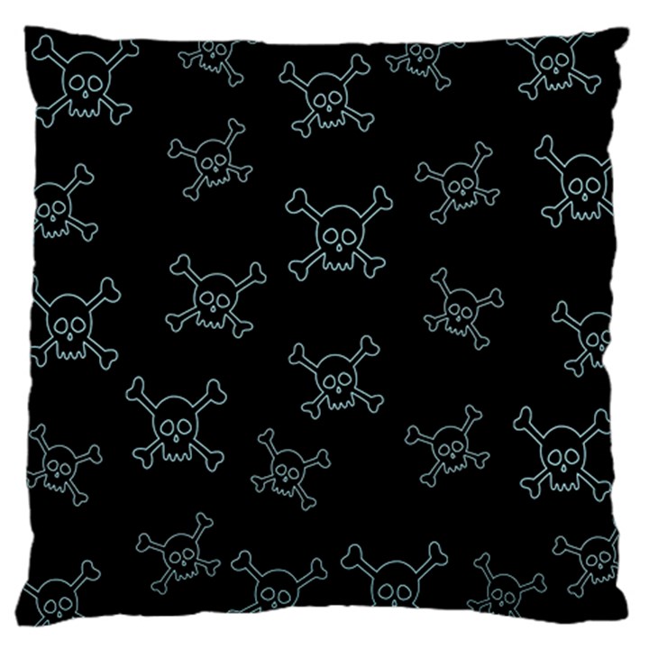 Skull pattern Large Cushion Case (Two Sides)