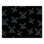 Skull pattern Double Sided Flano Blanket (Large)  Blanket Back