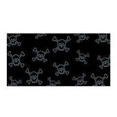 Skull Pattern Satin Wrap by ValentinaDesign