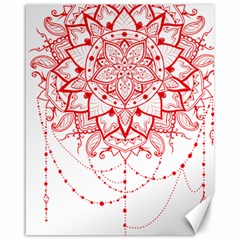 Mandala Pretty Design Pattern Canvas 16  X 20   by Nexatart