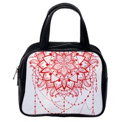 Mandala Pretty Design Pattern Classic Handbags (one Side) by Nexatart