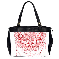 Mandala Pretty Design Pattern Office Handbags (2 Sides)  by Nexatart