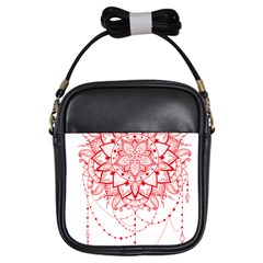 Mandala Pretty Design Pattern Girls Sling Bags by Nexatart