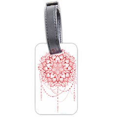 Mandala Pretty Design Pattern Luggage Tags (one Side)  by Nexatart