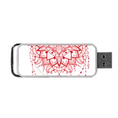 Mandala Pretty Design Pattern Portable Usb Flash (one Side) by Nexatart