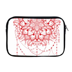 Mandala Pretty Design Pattern Apple Macbook Pro 17  Zipper Case by Nexatart