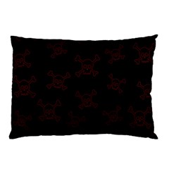 Skull Pattern Pillow Case by ValentinaDesign