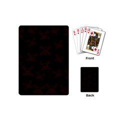 Skull Pattern Playing Cards (mini)  by ValentinaDesign