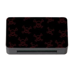 Skull Pattern Memory Card Reader With Cf by ValentinaDesign