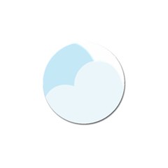 Cloud Sky Blue Decorative Symbol Golf Ball Marker by Nexatart