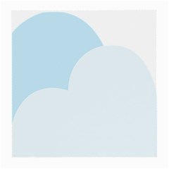 Cloud Sky Blue Decorative Symbol Medium Glasses Cloth by Nexatart