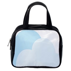 Cloud Sky Blue Decorative Symbol Classic Handbags (one Side) by Nexatart