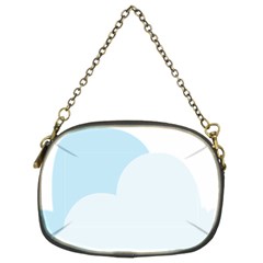 Cloud Sky Blue Decorative Symbol Chain Purses (two Sides)  by Nexatart