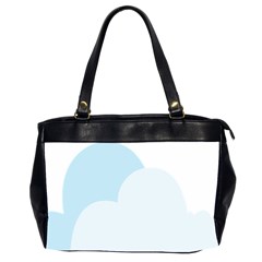 Cloud Sky Blue Decorative Symbol Office Handbags (2 Sides)  by Nexatart