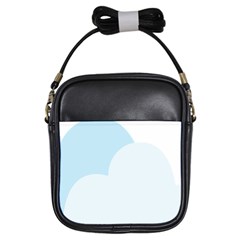 Cloud Sky Blue Decorative Symbol Girls Sling Bags by Nexatart