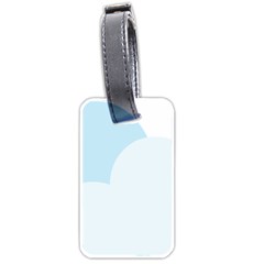 Cloud Sky Blue Decorative Symbol Luggage Tags (one Side)  by Nexatart