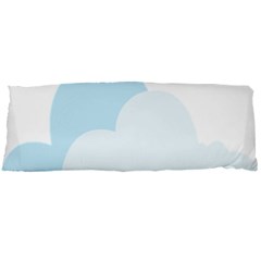 Cloud Sky Blue Decorative Symbol Body Pillow Case Dakimakura (two Sides) by Nexatart