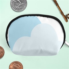 Cloud Sky Blue Decorative Symbol Accessory Pouches (medium)  by Nexatart