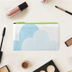 Cloud Sky Blue Decorative Symbol Cosmetic Bag (xs) by Nexatart