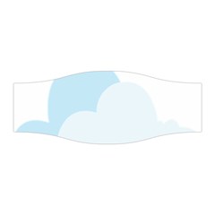 Cloud Sky Blue Decorative Symbol Stretchable Headband by Nexatart