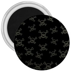 Skull Pattern 3  Magnets by ValentinaDesign