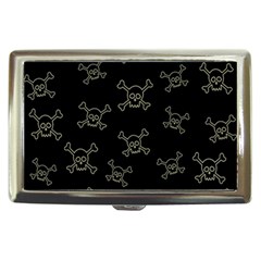 Skull Pattern Cigarette Money Cases by ValentinaDesign