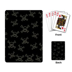 Skull Pattern Playing Card by ValentinaDesign