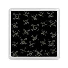 Skull Pattern Memory Card Reader (square)  by ValentinaDesign