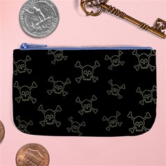 Skull Pattern Large Coin Purse