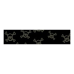 Skull Pattern Velvet Scrunchie by ValentinaDesign