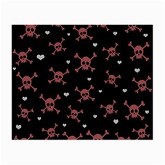 Skull Pattern Small Glasses Cloth by ValentinaDesign